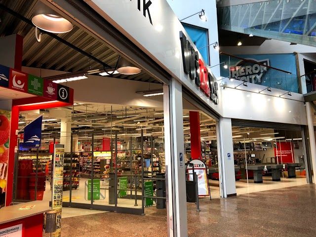 Heron City globe monument