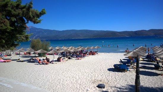 Plaża w Psili Amos