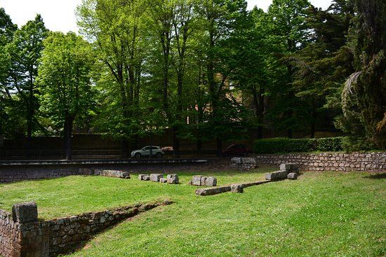 Ruins of Etrurian Temple of Belvedere