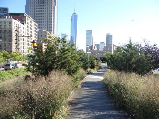 Park nad rzeką Hudson