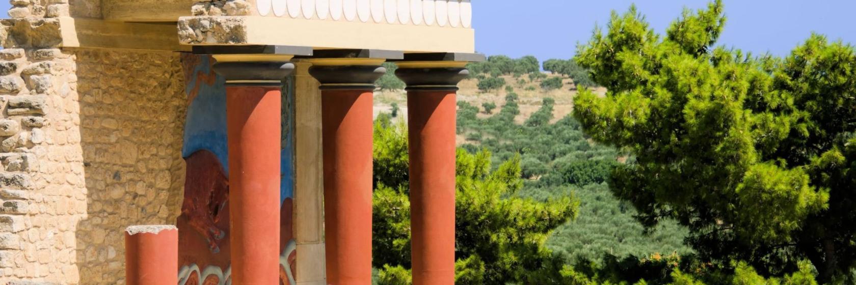 Ruiny Pałacu w Knossos