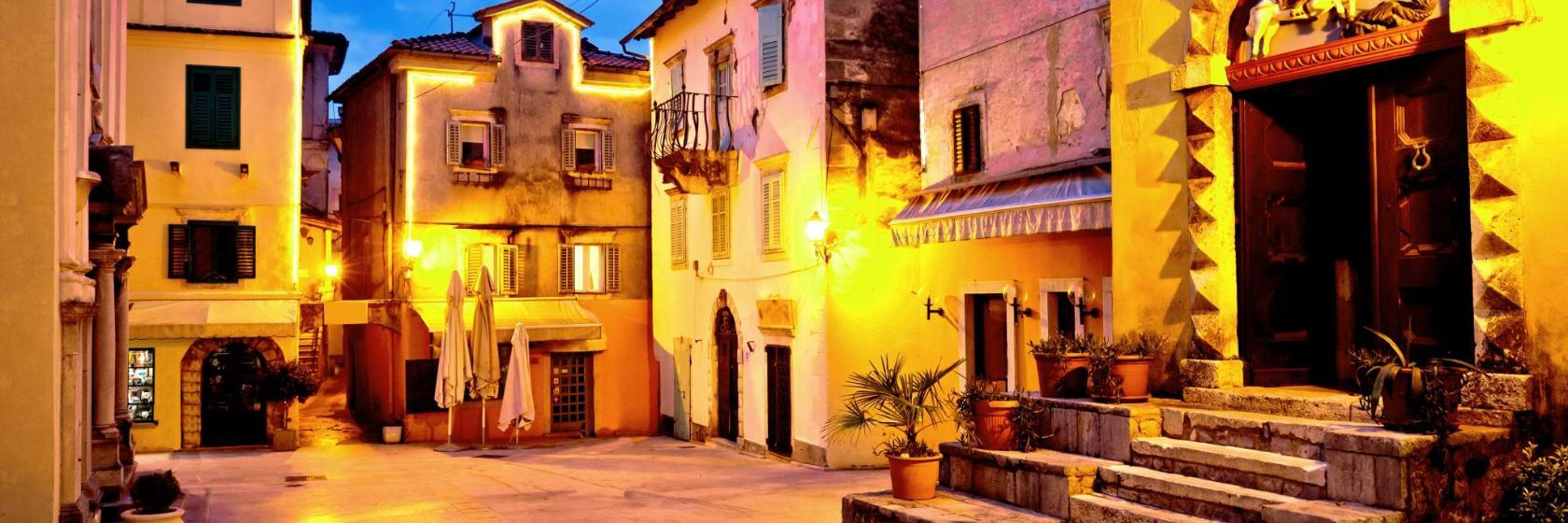 Starówka w mieście Lovran