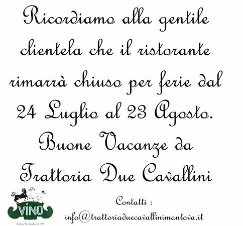 Trattoria Due Cavallini